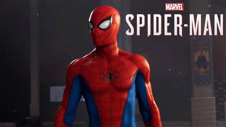 Patrón de traje clásico de Spider-Man para Insomniac, disfraz de cosplay para videojuego de PS4 imagen 4