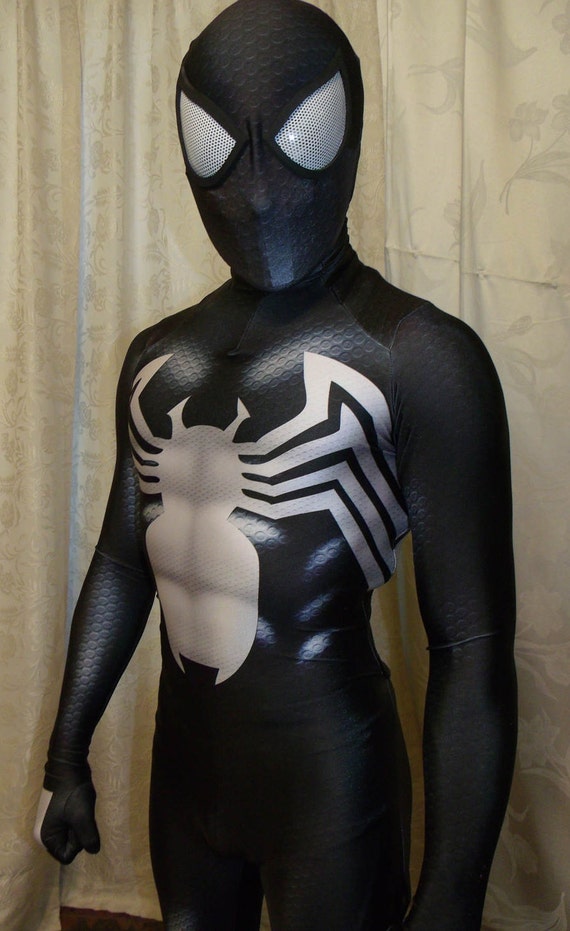 Cosplay Mask Helmet / Symbiote Mask / Cosplay Helmet / Black Symbiote  Cosplay / Scary Mask / Cosplay Prop 