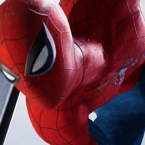 Patrón de traje clásico de Spider-Man para Insomniac, disfraz de cosplay para videojuego de PS4 imagen 3