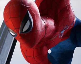 Patrón de traje clásico de Spider-Man para Insomniac, disfraz de cosplay para videojuego de PS4