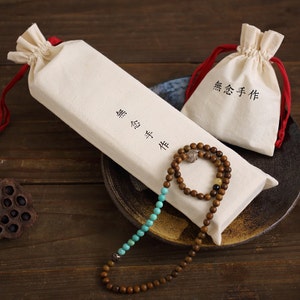 Custom bags for business Muslin thick cotton bag drawstring pouch personalize LOGO -xyhk36