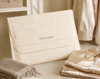 Custom Canvas Dust Bag for Scarves | Eco-Friendly Clothing Organizer Pouch