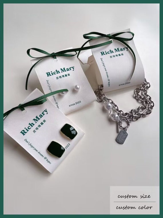 Amazon.com: Personalized Earring Cards