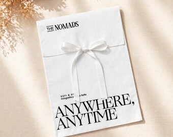 Custom Logo Cotton Ribbon Envelope Bag: Personalized Packaging