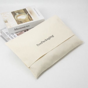 Sac enveloppe en toile personnalisable | Taille personnalisée, logo de la marque | Choisissez votre couleur et votre style | La solution d'emballage parfaite pour vos produits
