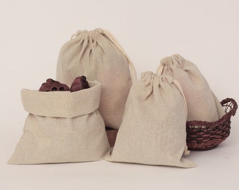 100 Kordelzugbeutel aus Bio-Baumwolle, personalisierte Schmuckverpackungsbeutel, umweltfreundliche Geschenk- und Gastgeschenkbeutel, Bulk-Beutel aus natürlichem Baumwollstoff