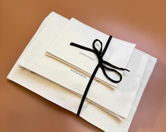 Organic Cotton Envelope Pouch: Customizable Eco-Friendly Gift Packaging