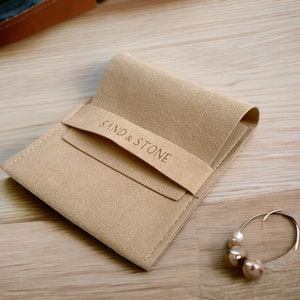Custom Microfiber Jewelry Bags with Logo: Wholesale Brand Packaging, 100PCS