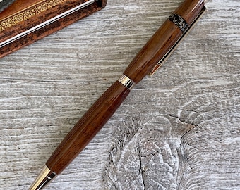 Handmade Wooden Pen, Walnut, Executive pen, Journal, Hand turned,