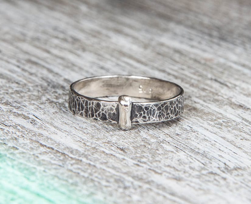 Plata ley Anillo bodas escocés Outlander de - Etsy España