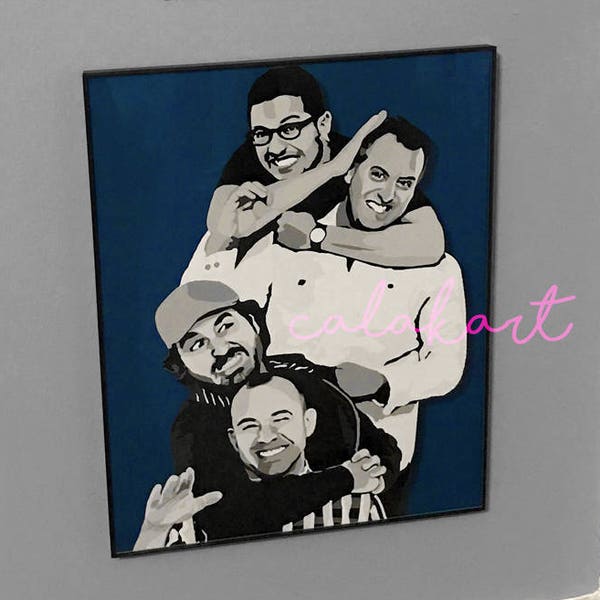 IMPRACTICAL JOKERS / TENDERLOINS - Digital Drawing - 11x14 Poster Print