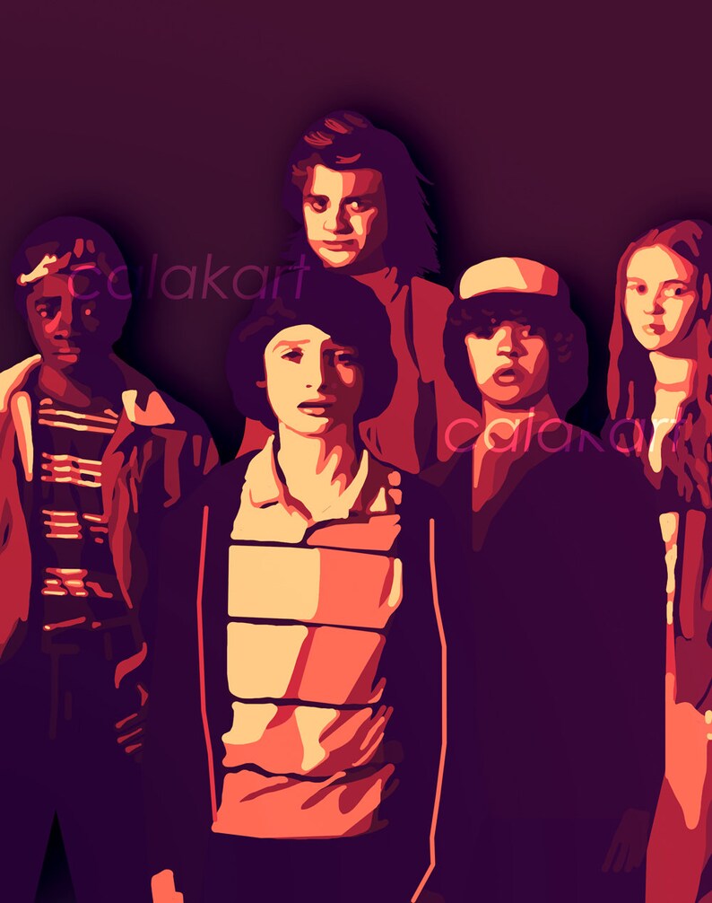 Mom Steve Harrington His Kids Stranger Things Digital Etsy