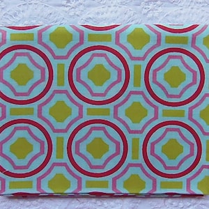 Anna Maria Horner Ice Blue Dance Floor Original Garden Party Fabric 100% Cotton Fat Quarter 2008 Out of Print Very Rare