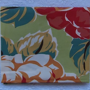 Urban Chiks Green Apple Heirloom Flowers Original Blossom Moda Designer Fabric 100% Cotton Fat Quarter 2007 Out of Print Very Rare