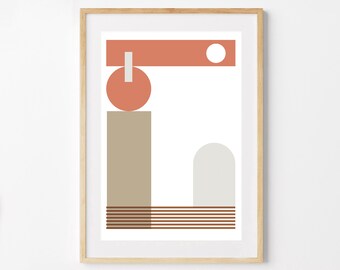 Nursery Wall Decor, Bauhaus Print, Home Decor, Digital Download, Bauhaus Poster, Wall Art Prints, Aesthetic Posters, Wall Art Prints