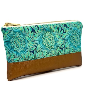 Pencil case pencil case school pencil case with artificial leather mint