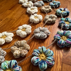 Crochet Flower Garland