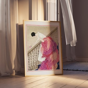 a picture of a woman in a pink dress