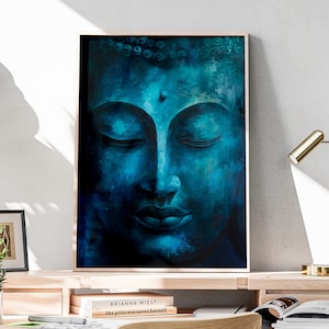 Buddha Wall Art, DIGITAL PRINT, Buddha Poster, Buddha Art, Buddha Decor, Zen Wall Art, Spiritual Wall Art, Buddha Painting | BUDDHA 010