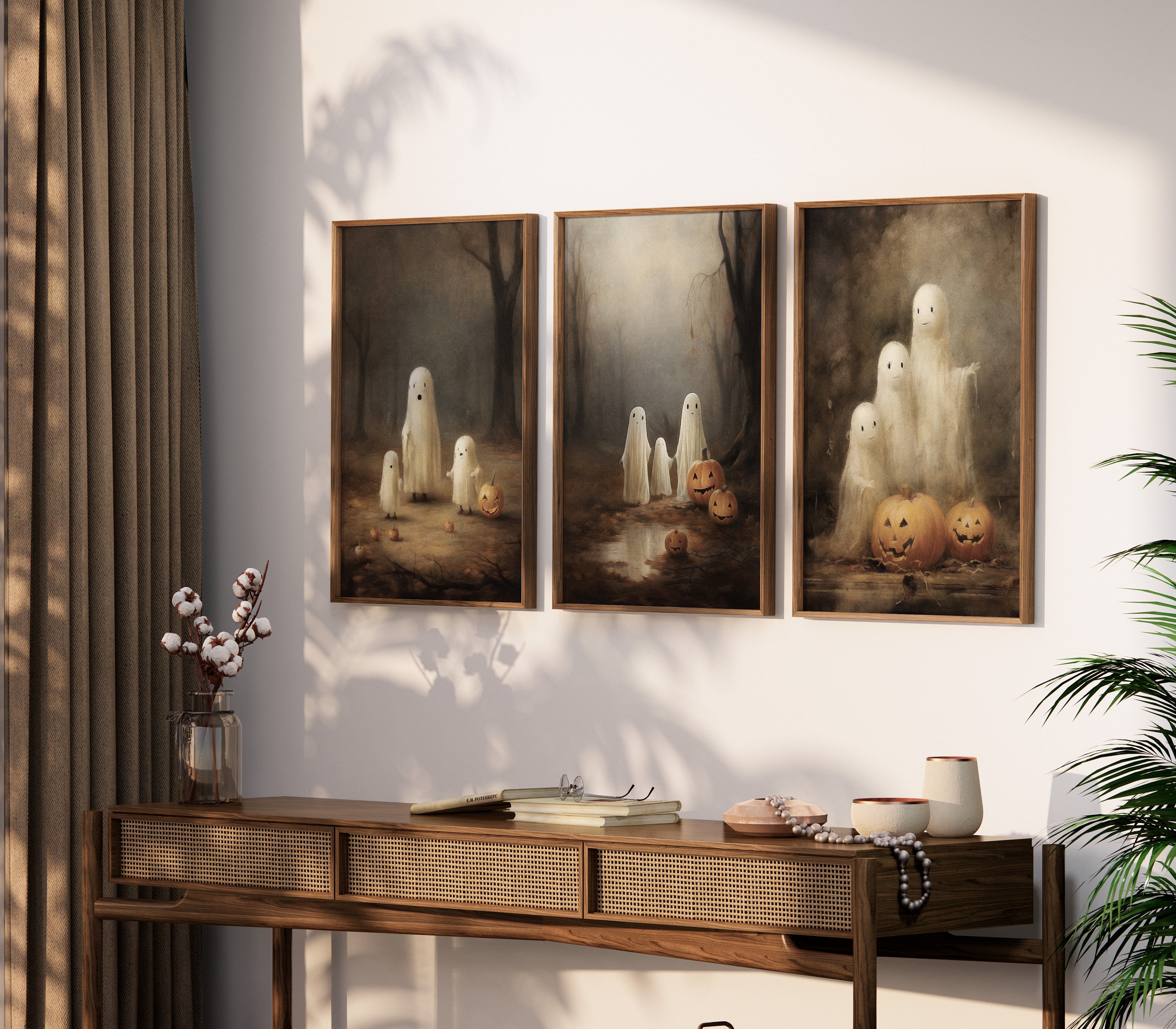 Halloween Gallery Wall Art SET | PRINTABLE Eclectic Wall Art, Dark ...