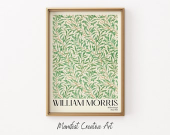 William Morris Wall Art Printable | William Morris Print Willow Bough  Poster | Floral Wall Art Vintage Print | Flower Market Poster | 012