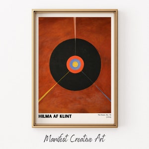 Hilma Af Klint The Swan No. 18 Exhibition Wall Art | Printable Wall Art, Vintage Gallery Wall Art | Hilma Af Klint Print | HILMA019