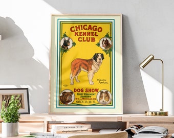 Retro Chicago Wall Art Print, Vintage Wall Art, Printable Wall Art, Chicago Travel Poster, Retro Wall Art, Colorful Decor | C11