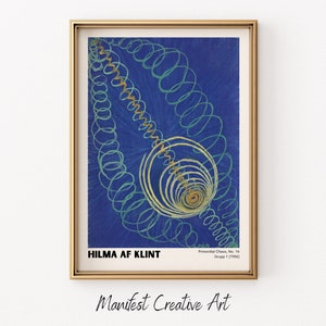 Hilma Af Klint Print, Primordial Chaos 16 Gallery Wall Art | Printable Wall Art, Vintage Gallery Wall Art | Hilma Af Klint Poster | HILMA001