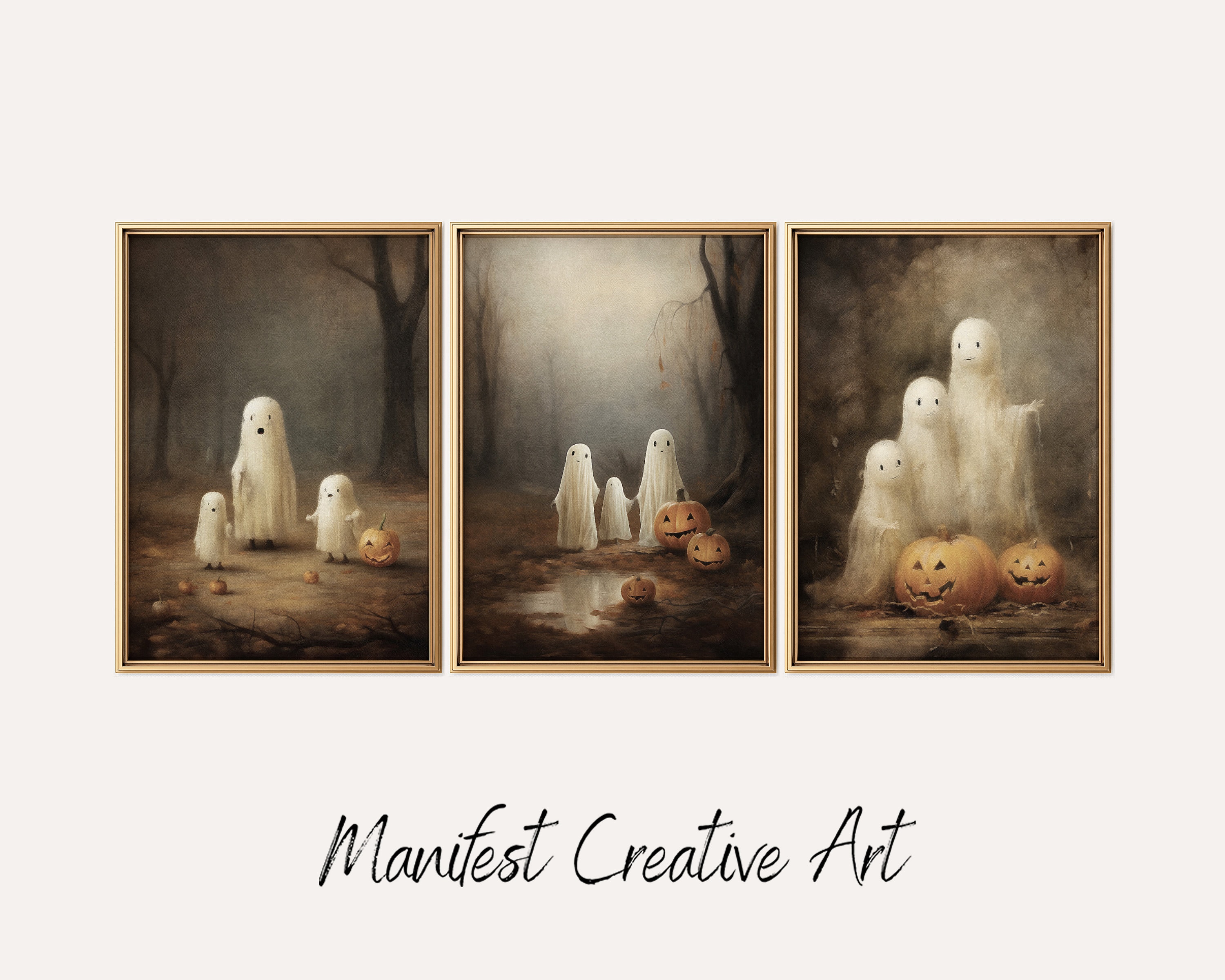 Halloween Gallery Wall Art SET | PRINTABLE Eclectic Wall Art, Dark ...