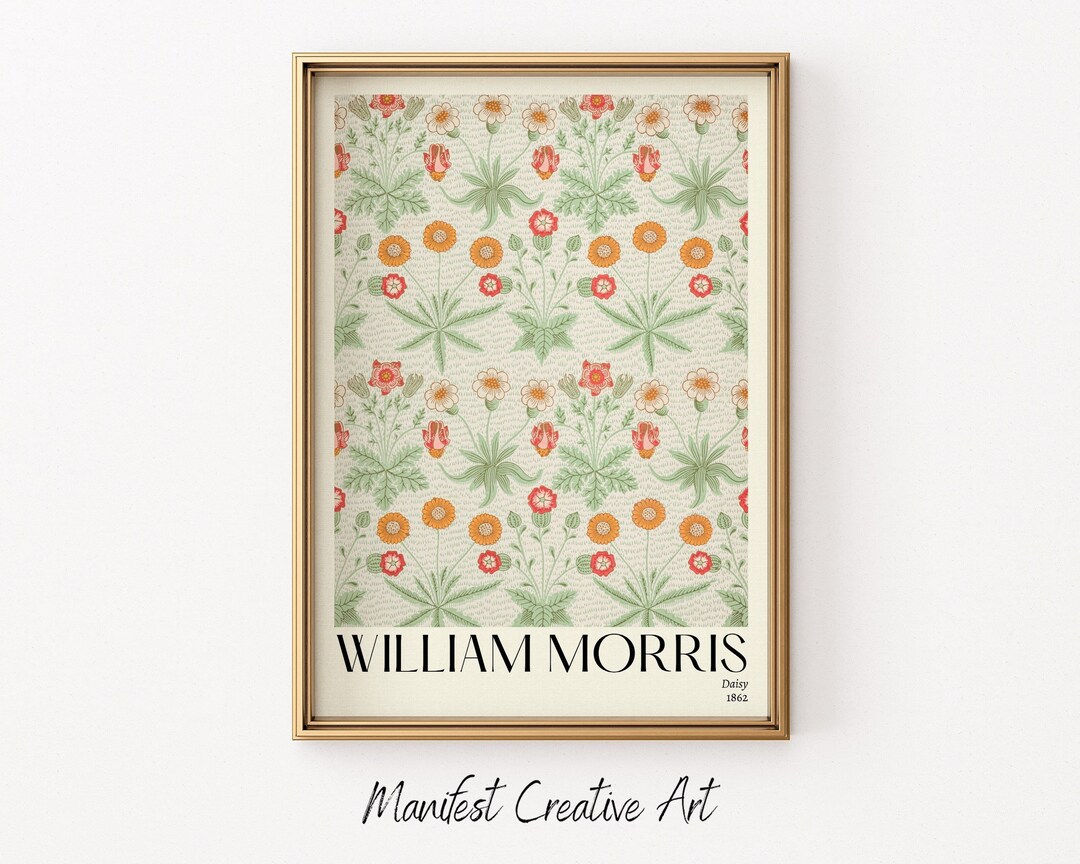 William Morris Wall Art Printable William Morris Print Daisy Poster ...