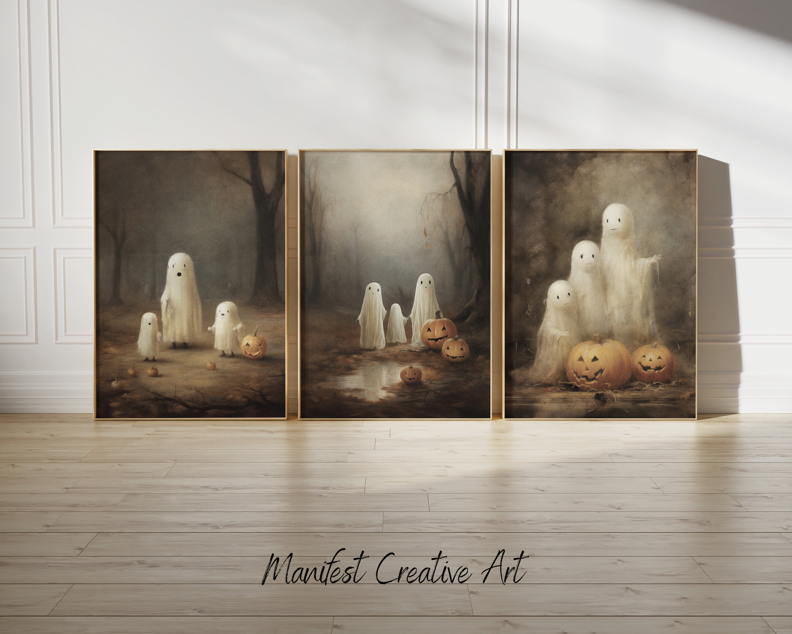 Halloween Gallery Wall Art SET | PRINTABLE Eclectic Wall Art, Dark ...