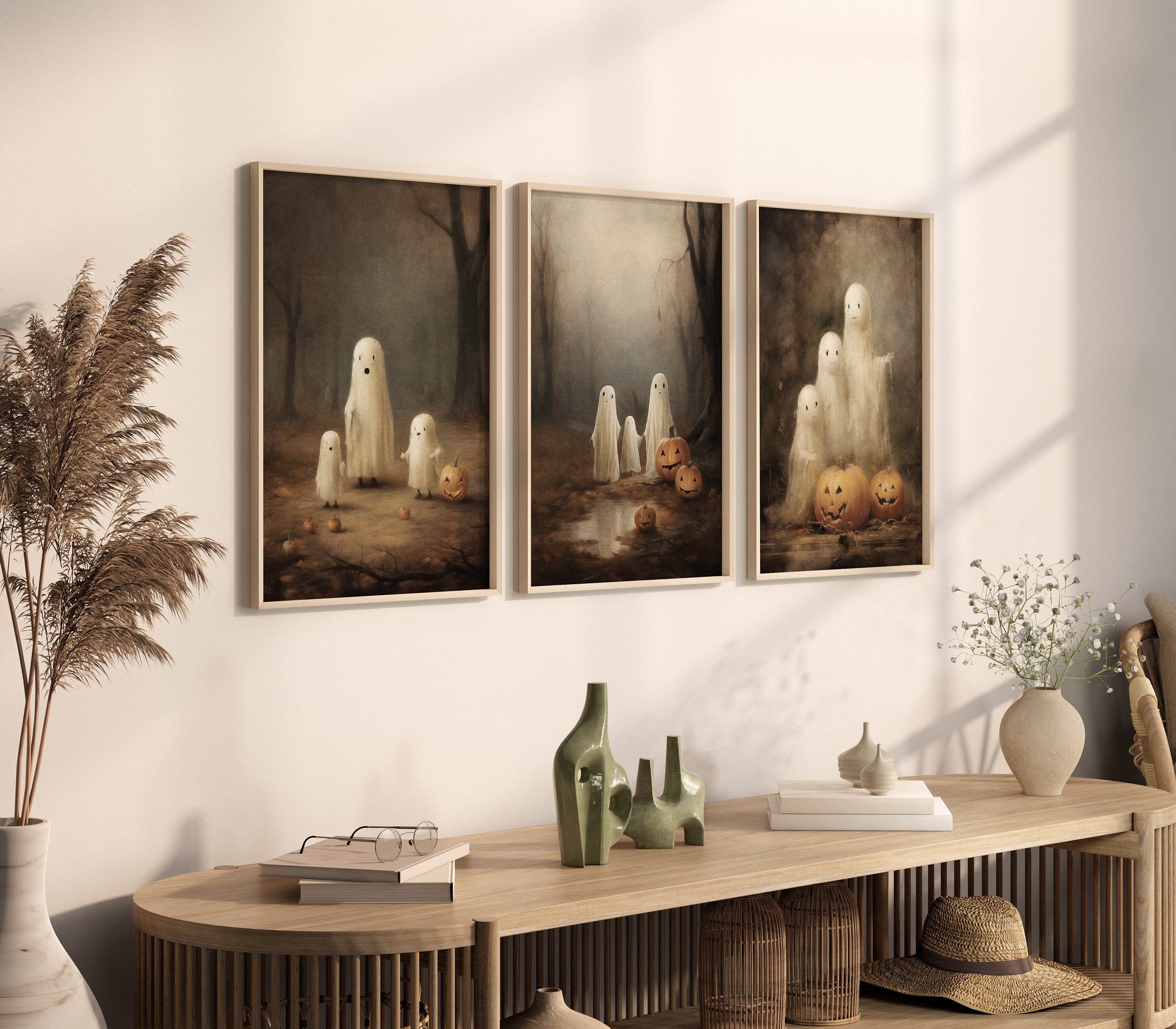 Halloween Gallery Wall Art SET | PRINTABLE Eclectic Wall Art, Dark ...