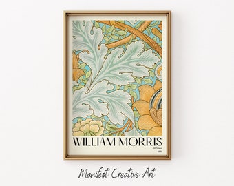 William Morris Wall Art Printable | William Morris Print St.James Poster | Floral Wall Art Vintage Print | Flower Market Poster | 011