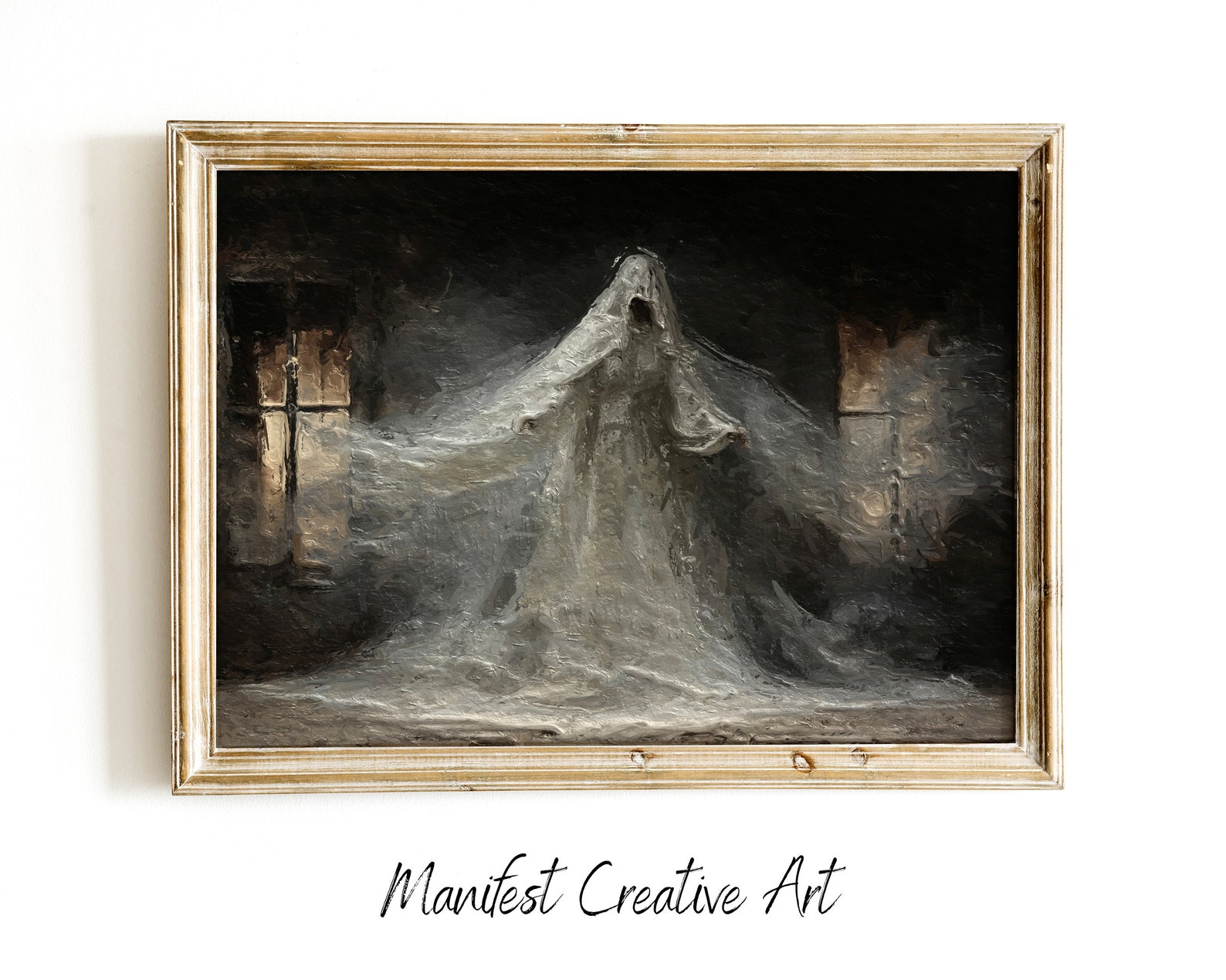 Halloween Gallery Wall Art Set | PRINTABLE Art Gallery Wall, Dark ...