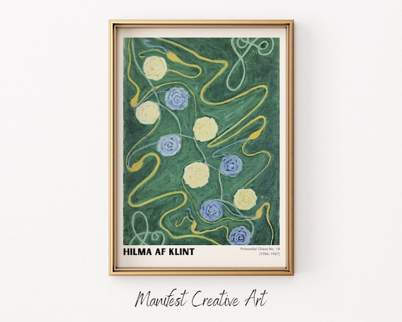 Hilma Af Klint Print, Primordial Chaos 14 Gallery Wall Art