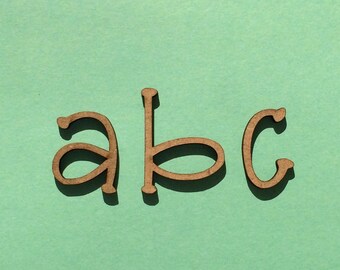 small wooden letters etsy