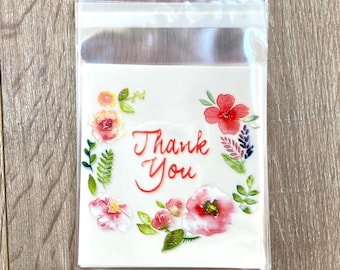 floral cellophane bags