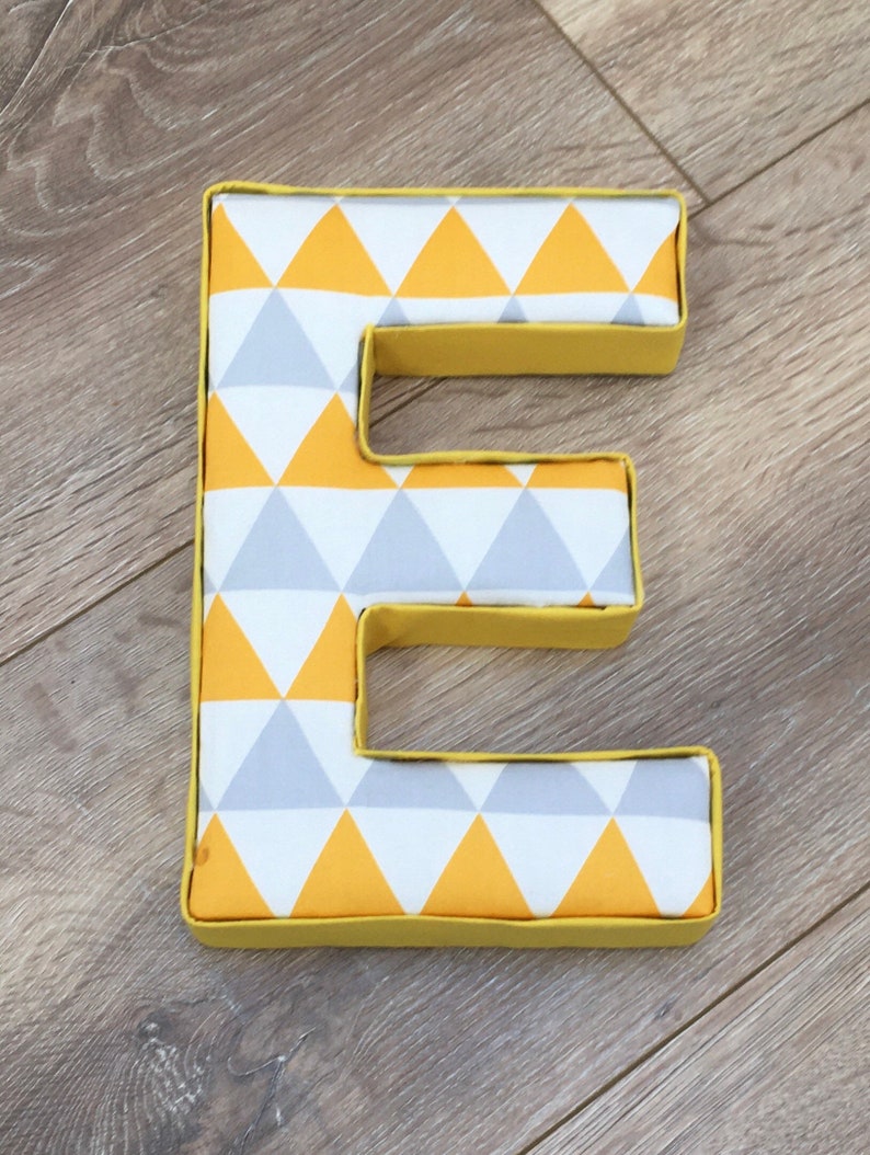 Grey and Yellow Unisex Nursery Decor Fabric Decorative Etsy UK