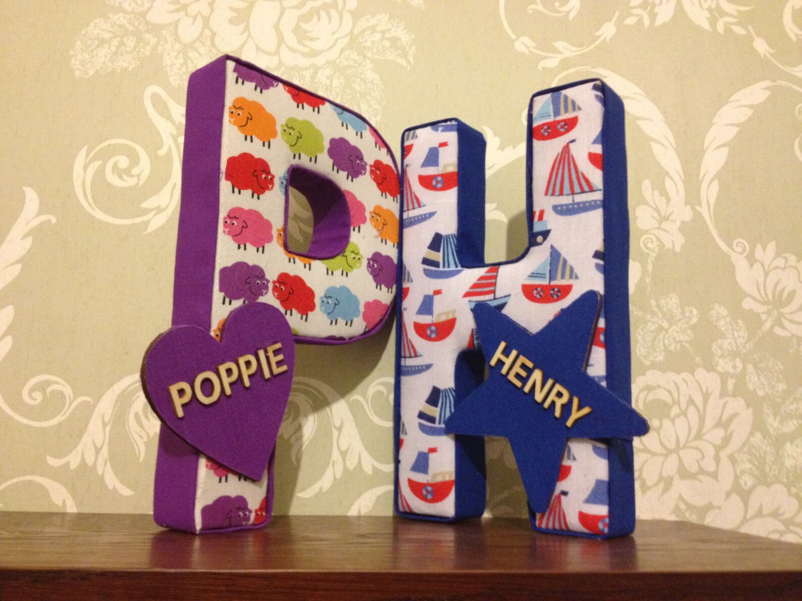 Fabric Letters 3D Wall Art Ideal Nursery or Etsy UK