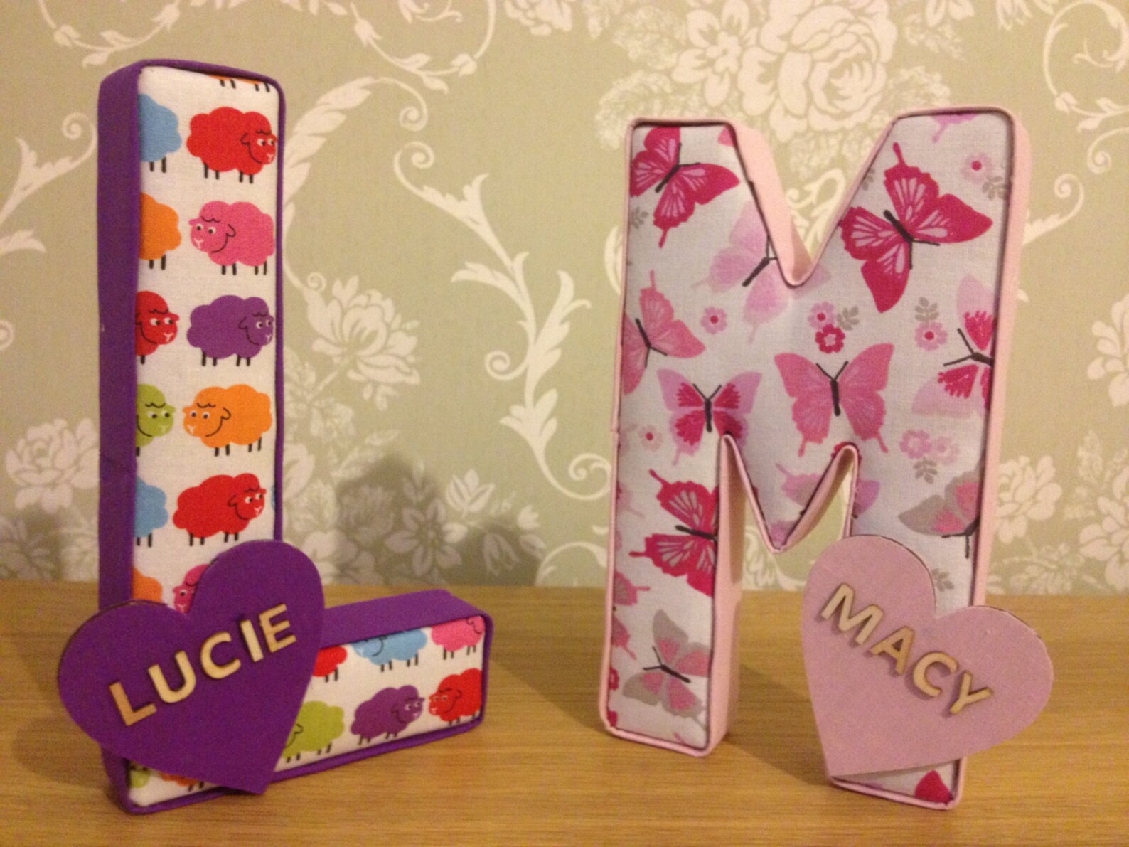 Fabric Letters 3D Wall Art Ideal Nursery or Etsy UK