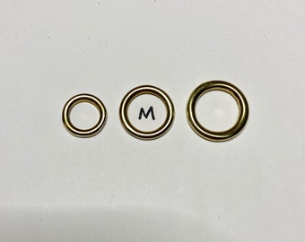 Leash Handle Ring - Solid Brass (Medium)