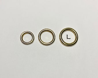 Leash Handle Ring - Solid Brass (Large)