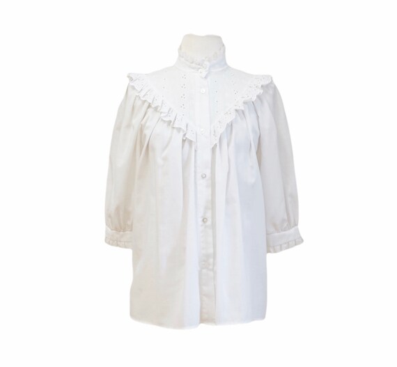 White Eyelet Blouse