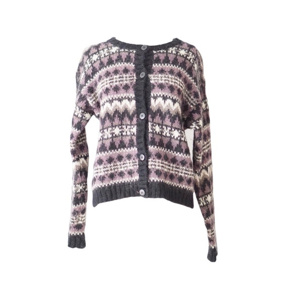 Purple Mohair Sweater