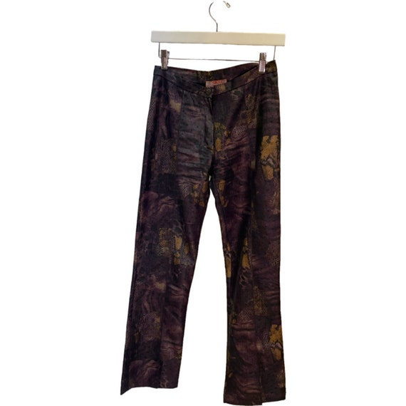 Vintage Purple Snake Skin Pants