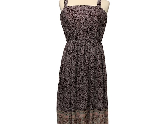 Eris Flounce Sleeves Midi Dress (Maroon)