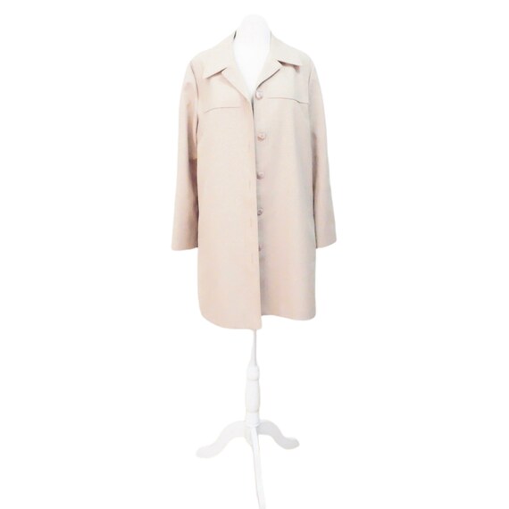 Vintage Mid-Length Beige London Fog Trench Coat