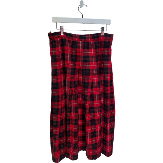 Vintage Red Pendleton Skirt - image 1