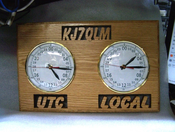 Relojes duales con distintivo de llamada en formato militar de 24 horas Etsy Mexico