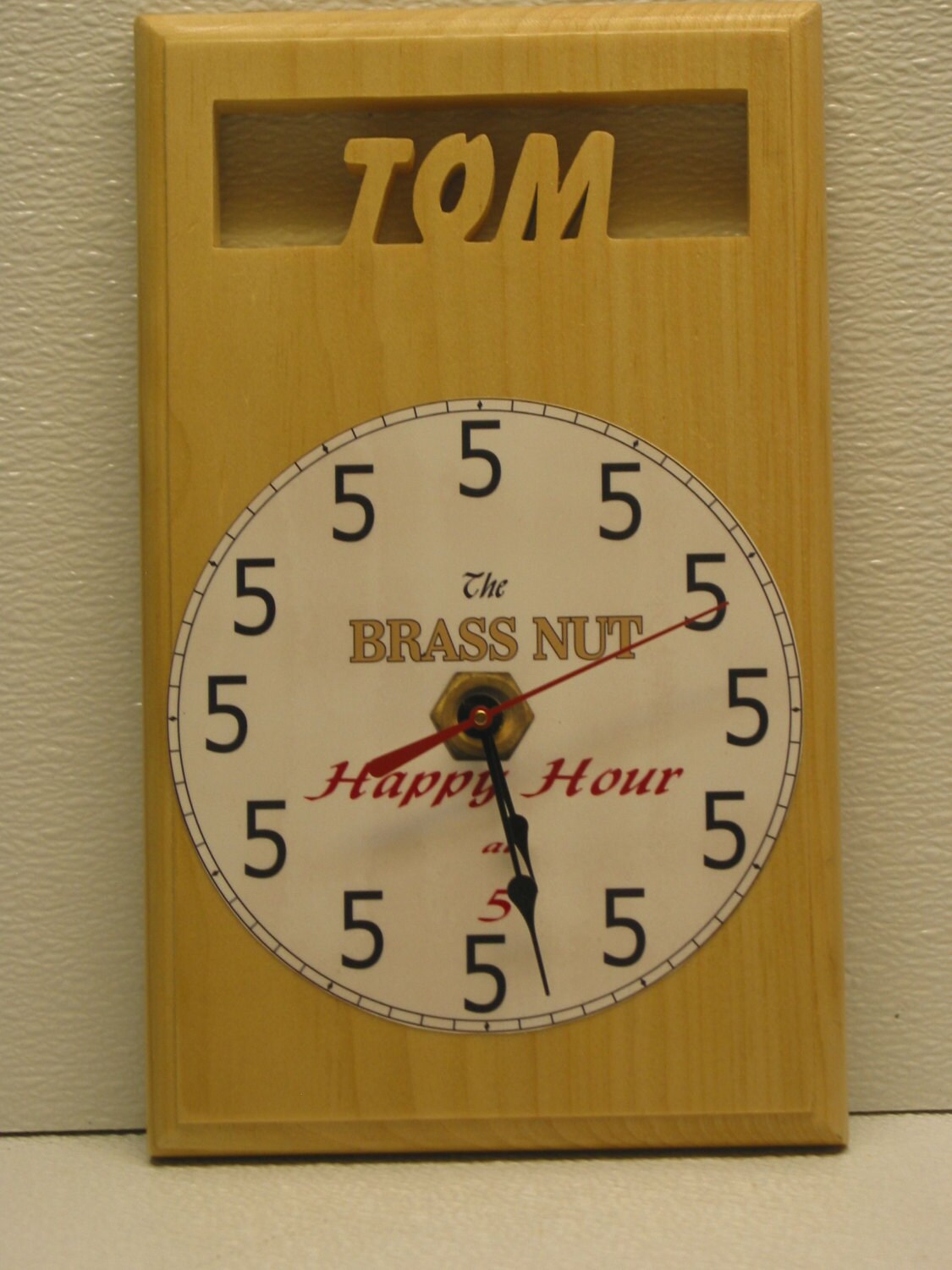 The Lefty or Aka the BASSACKWARDS Clock - Etsy